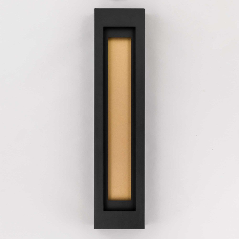 Black LED Dimmable Outdoor Hanging Light