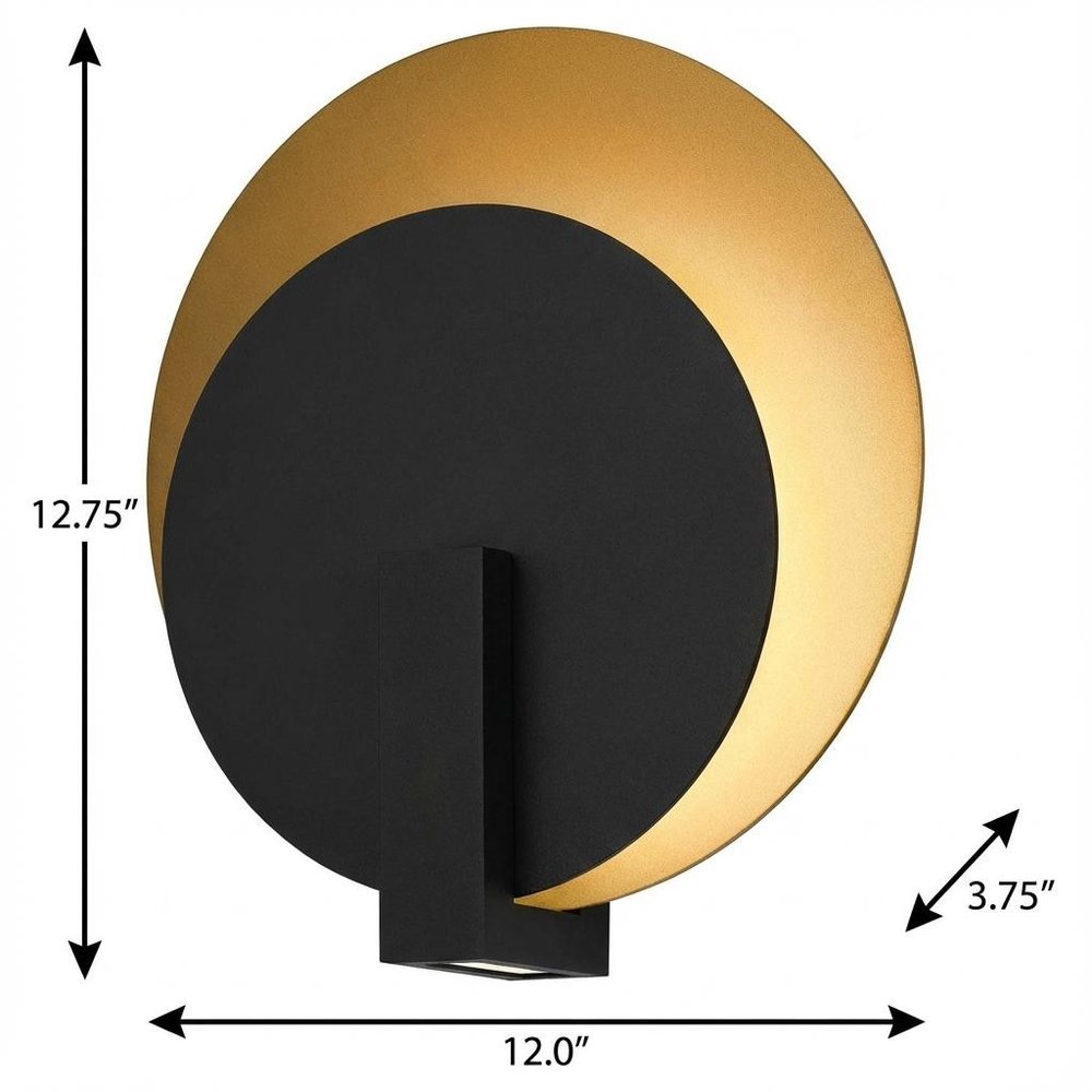 Black LED Dimmable Outdoor Hanging Light