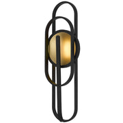 Black LED Dimmable Outdoor Hanging Light