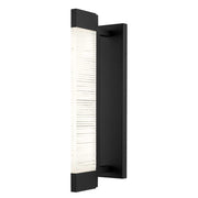 Black Crackled LED Dimmable Outdoor Hanging Light