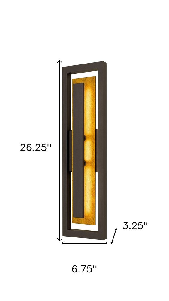 Bronze LED Dimmable Outdoor Hanging Light