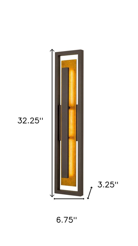 Bronze LED Dimmable Outdoor Hanging Light