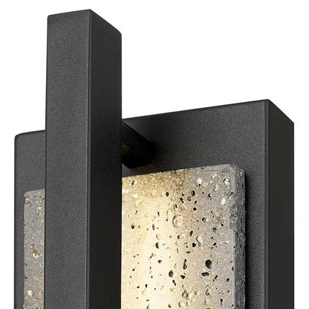 Black LED Dimmable Outdoor Hanging Light