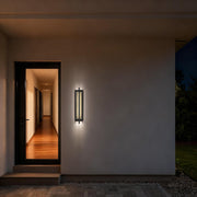 Black LED Dimmable Outdoor Hanging Light