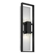Black LED Dimmable Outdoor Hanging Light