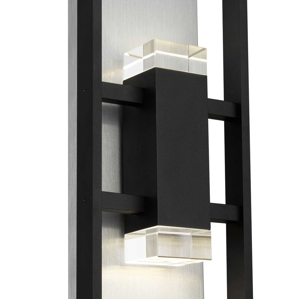 Black LED Dimmable Outdoor Hanging Light