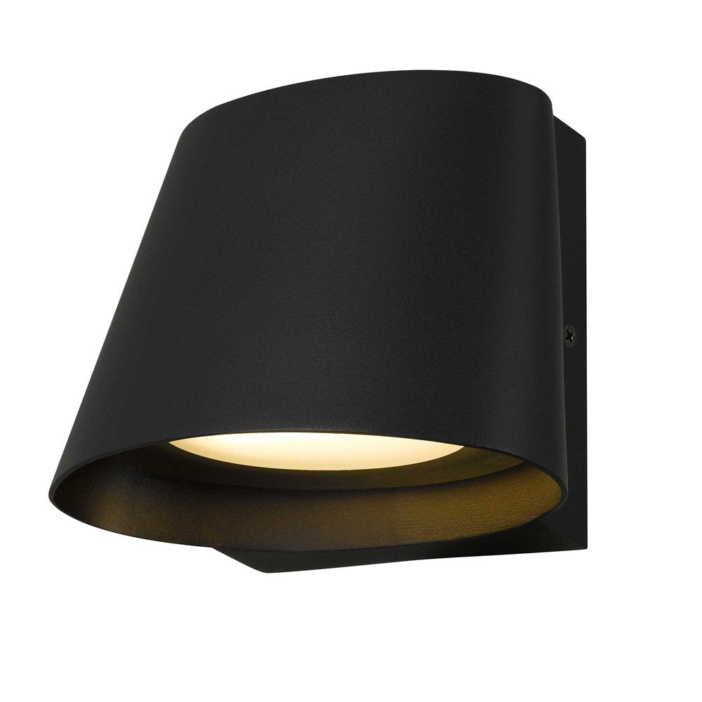 Black LED Dimmable Outdoor Hanging Light