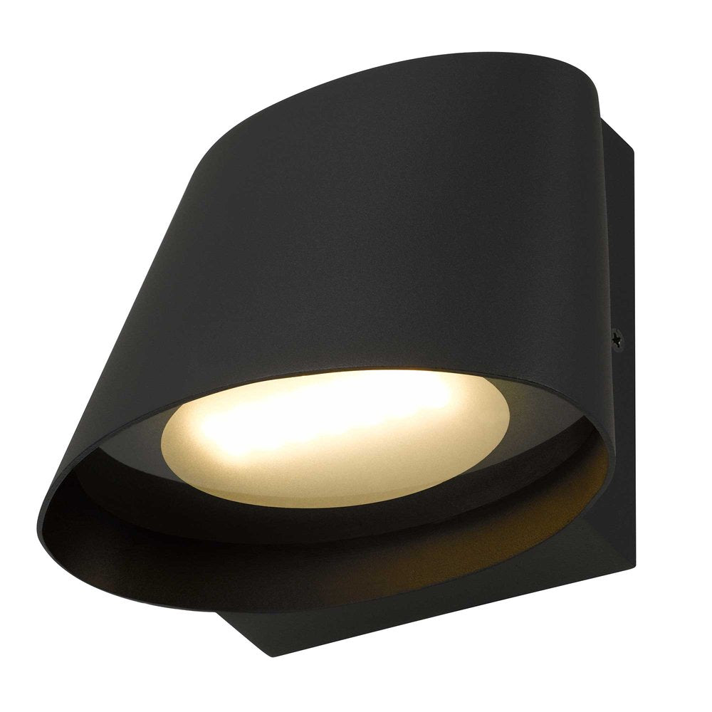 Black LED Dimmable Outdoor Hanging Light