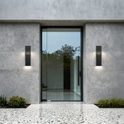Black LED Dimmable Outdoor Hanging Light