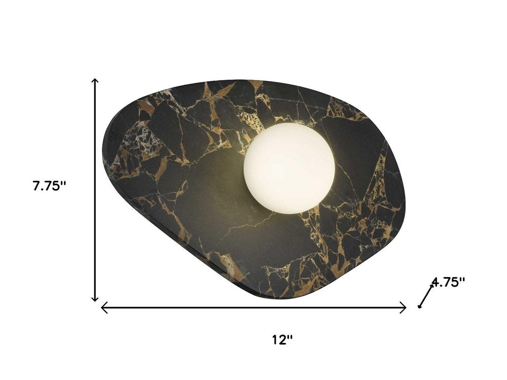 Black Colorful LED Dimmable Outdoor Hanging Light