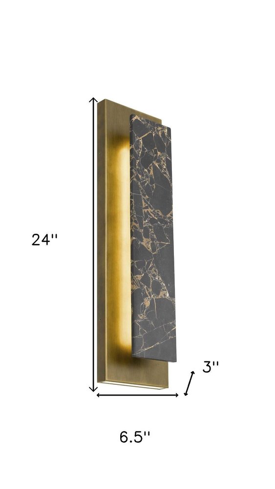 Brass LED Dimmable Outdoor Hanging Light