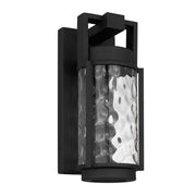 Black Hammered LED Dimmable Outdoor Hanging Light