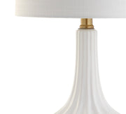 22" Gold Urn Table Lamp With Drum Shade