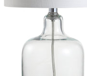 19" Silver Novelty Table Lamp With Drum Shade