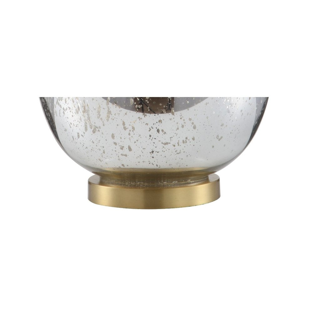 31" Gold Novelty Table Lamp With Globe Shade
