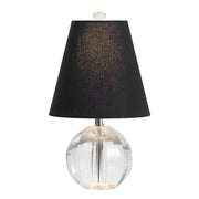 16" Clear Novelty Table Lamp With Empire Shade