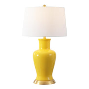 29" Gold Urn Bedside Lamp With Empire Shade