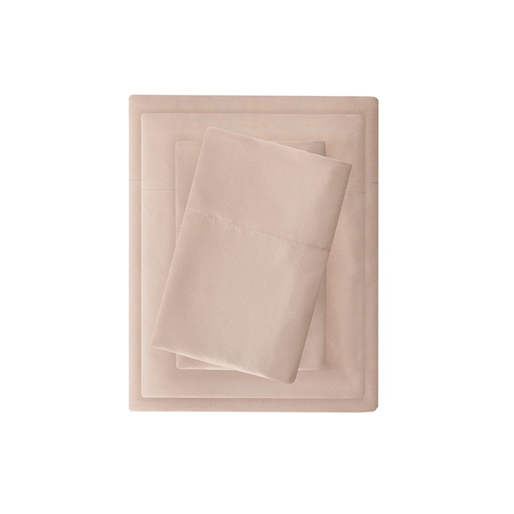 3M Microcell - Queen Luxurious Brushed Microfiber Deep Pocket Sheet Set - Blush