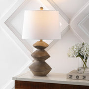 25" Clear Novelty Table Lamp With Empire Shade