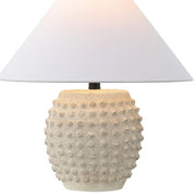 Set of Two 18" Clear Novelty Table Lamps With Empire Shades