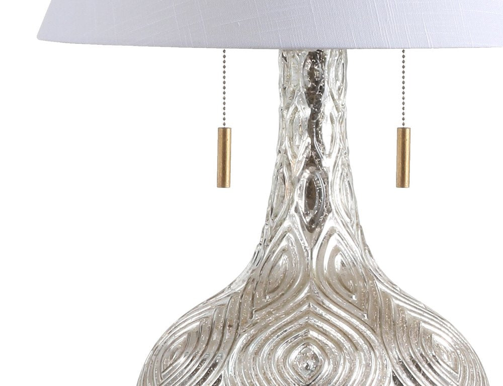 31" Gold Novelty Table Lamp LED With Globe Shade