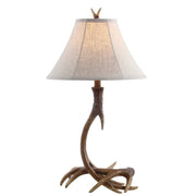 28" Brown Novelty Table Lamp With Globe Shade