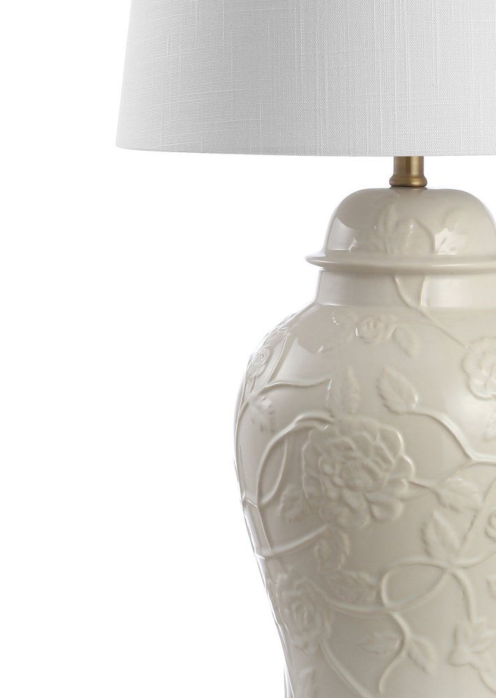 30" Gold Novelty Table Lamp LED With Empire Shade