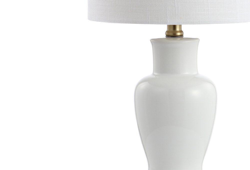 21" Gold Urn Table Lamp LED With Drum Shade