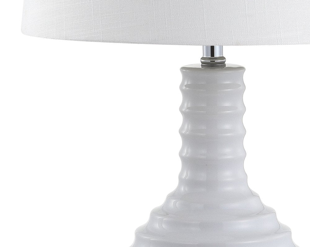 30" Clear Novelty Table Lamp With Globe Shade