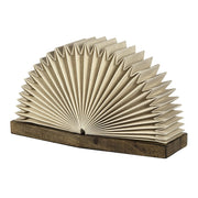 10" Natural Geometric Table Lamp With Novelty Shade
