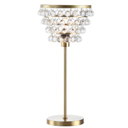 25" Gold Novelty Table Lamp With Drum