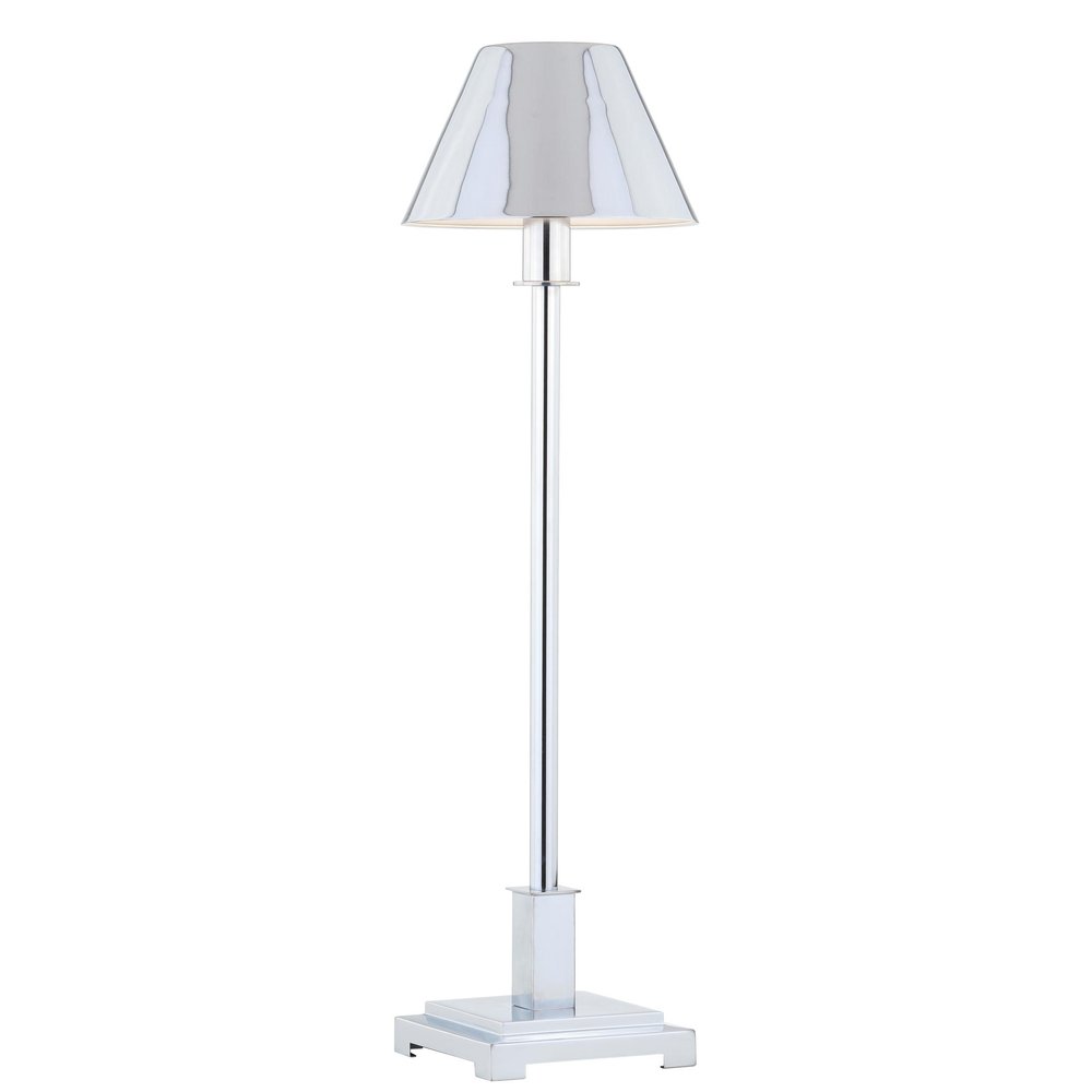 26" Silver Novelty Table Lamp With Empire Shade