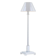 26" Silver Novelty Table Lamp With Empire Shade