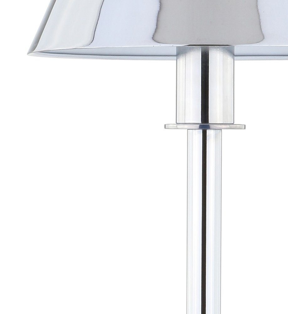 26" Silver Novelty Table Lamp With Empire Shade