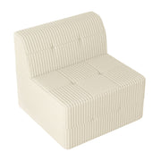 Modern Minimalist Sleeper Sofa, Compressed Sectional Single Seat