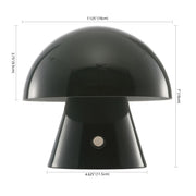 7" Clear Novelty USB Table Lamp With Globe Shade