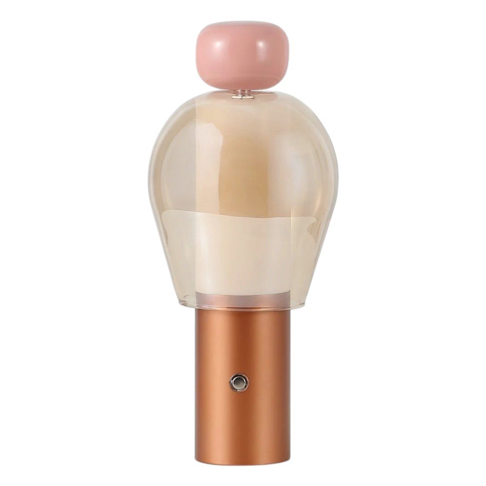 11" Copper USB Table Lamp