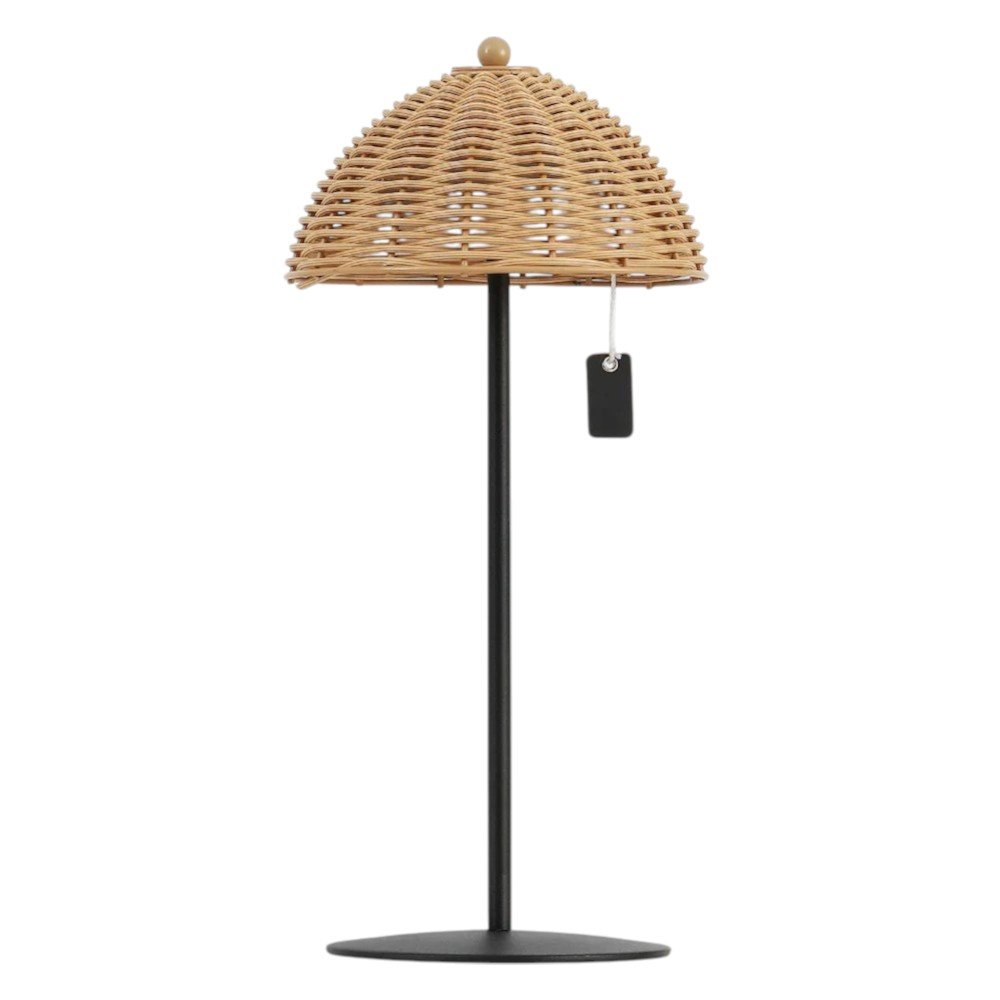Set of Two 13" Black Novelty USB Table Lamps With Globe Shades