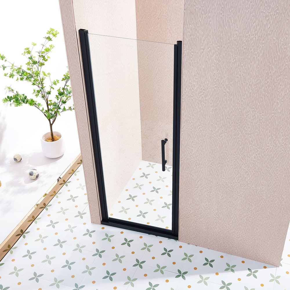 75" X 30" Aluminum and Tempered Glass Shower Door