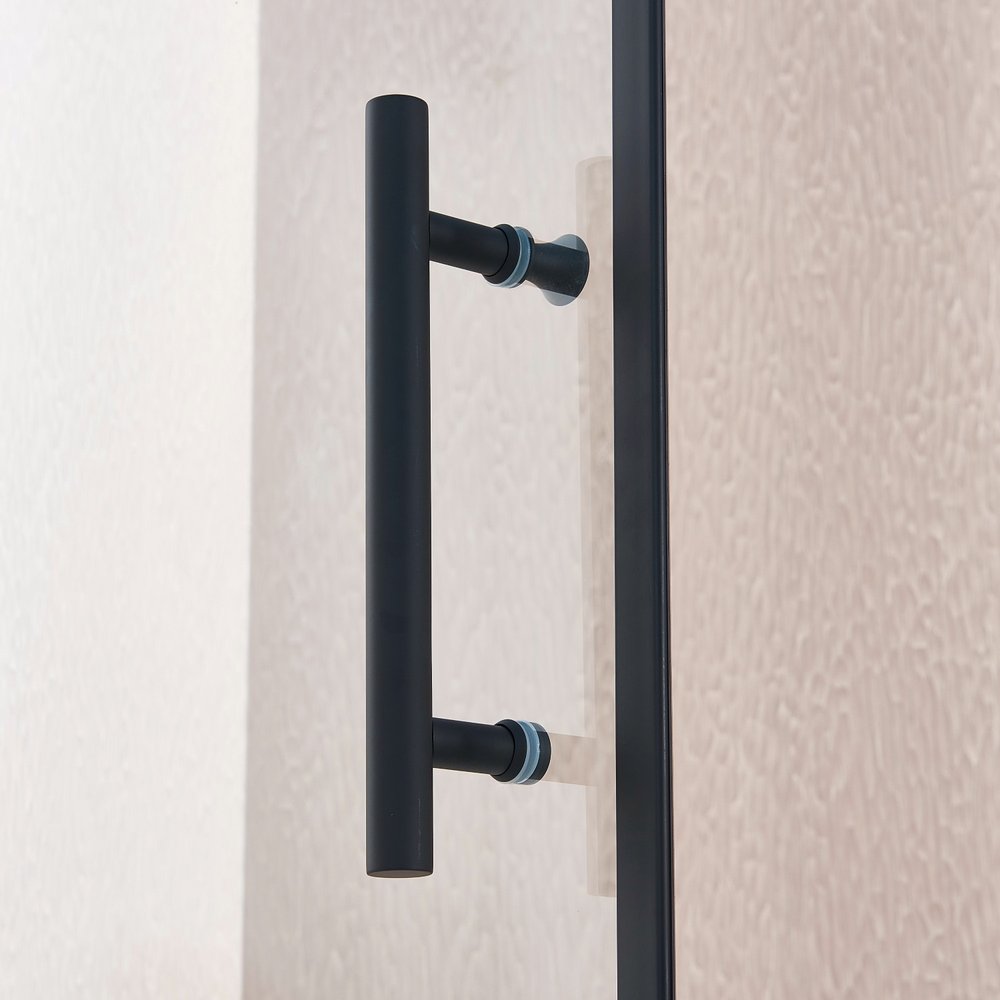 75" X 30" Aluminum and Tempered Glass Shower Door