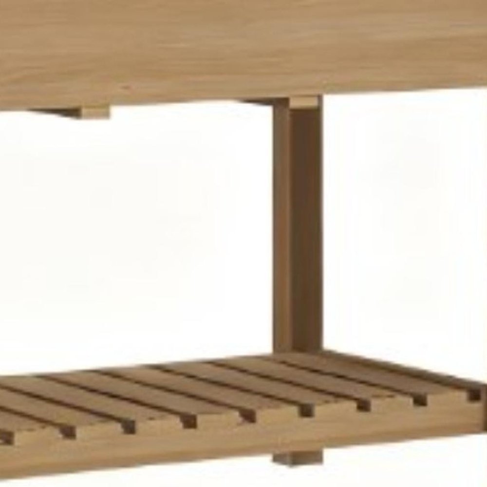 31" X 82" Brown Wood Rectangular Planter Box