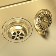 9" X 30" Gold Stainless Steel Undermount Kitchen Sink