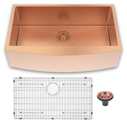 10" X 33" Gold Stainless Steel Undermount Kitchen Sink