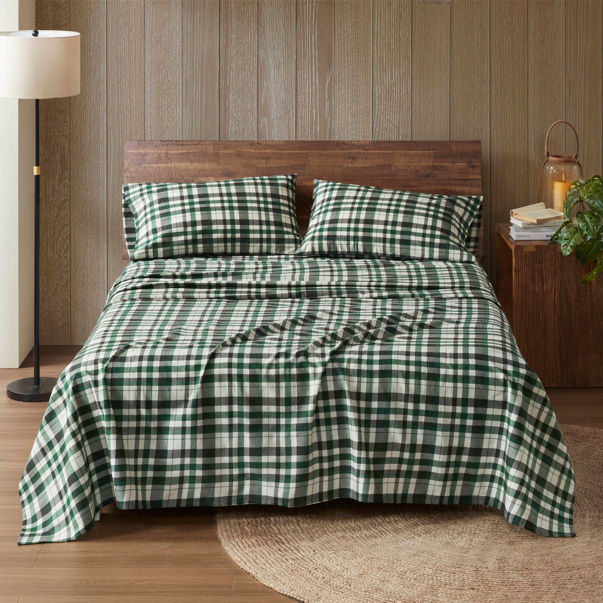Flannel - Full 100% Flannel Printed Sheet Set - Finton