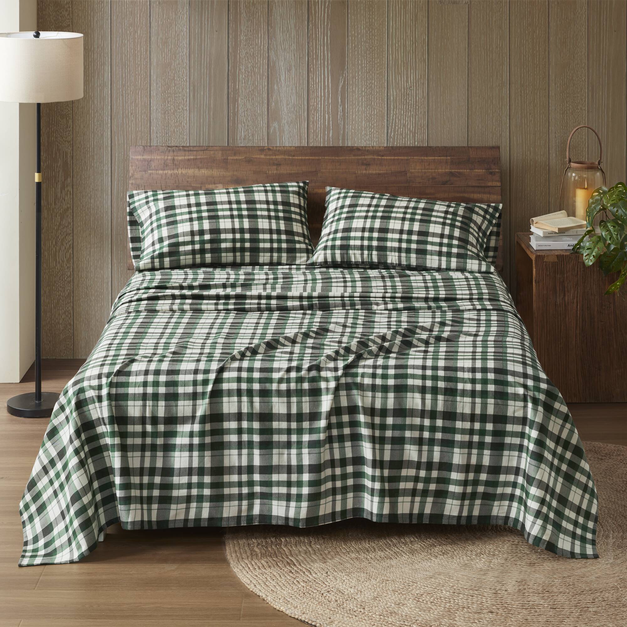 Flannel - Twin 100% Flannel Printed Sheet Set - Finton