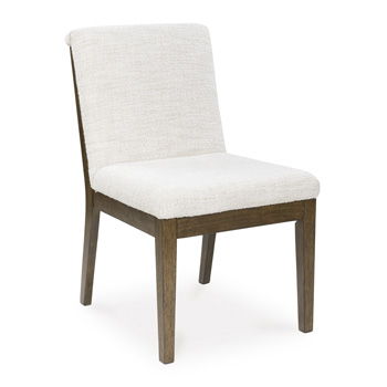 Marxmore - Dining Upholstered Side Chair (Set of 2) - Beige / Brown