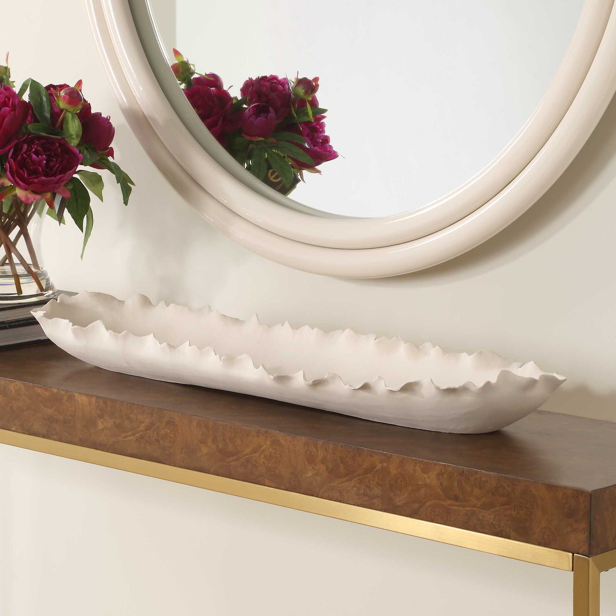 Ripple Crest - Bowl - White