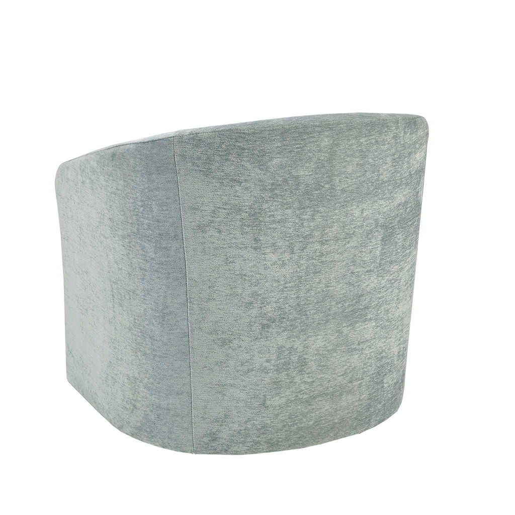 Amber - Swivel Chair - Light Blue