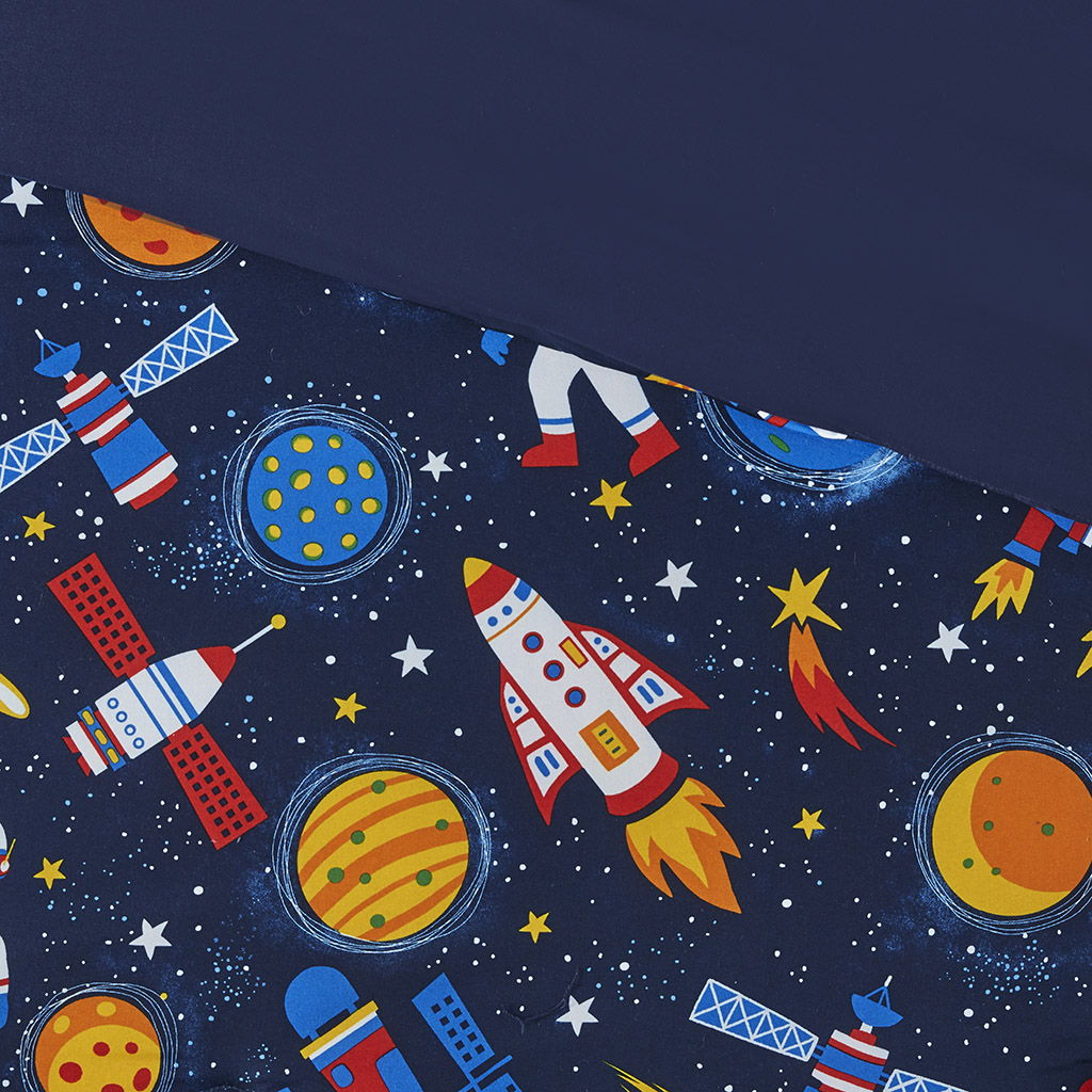 Jason - Twin Outer Space Comforter Set - Multi