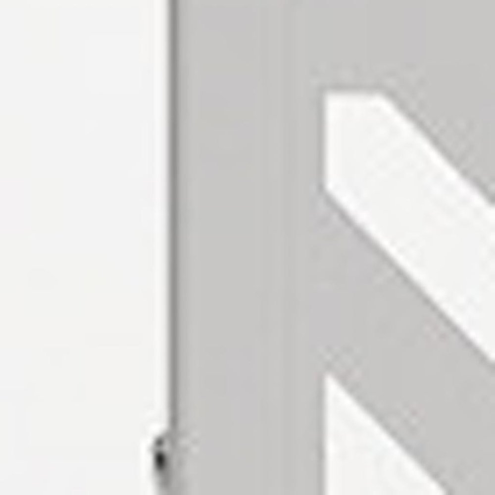 72" White Steel Three Panel Screen Room Divider